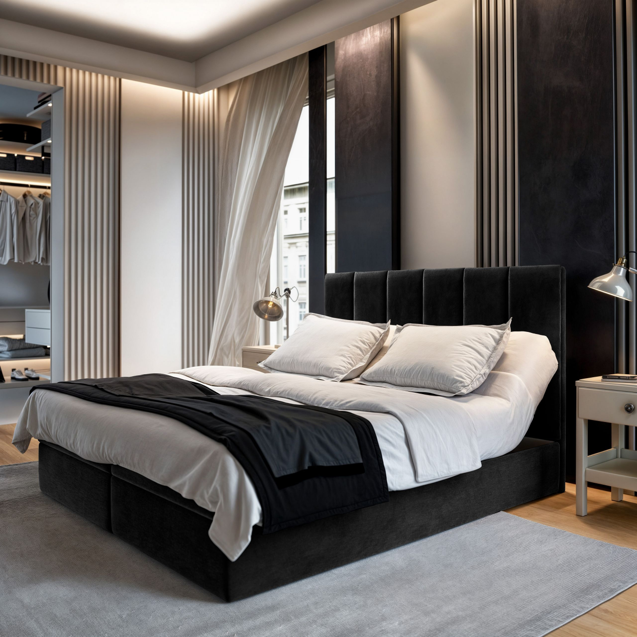 Akciós Barino boxspring ágy +ajándék fedőmatrac +ingyenes kiszállítás