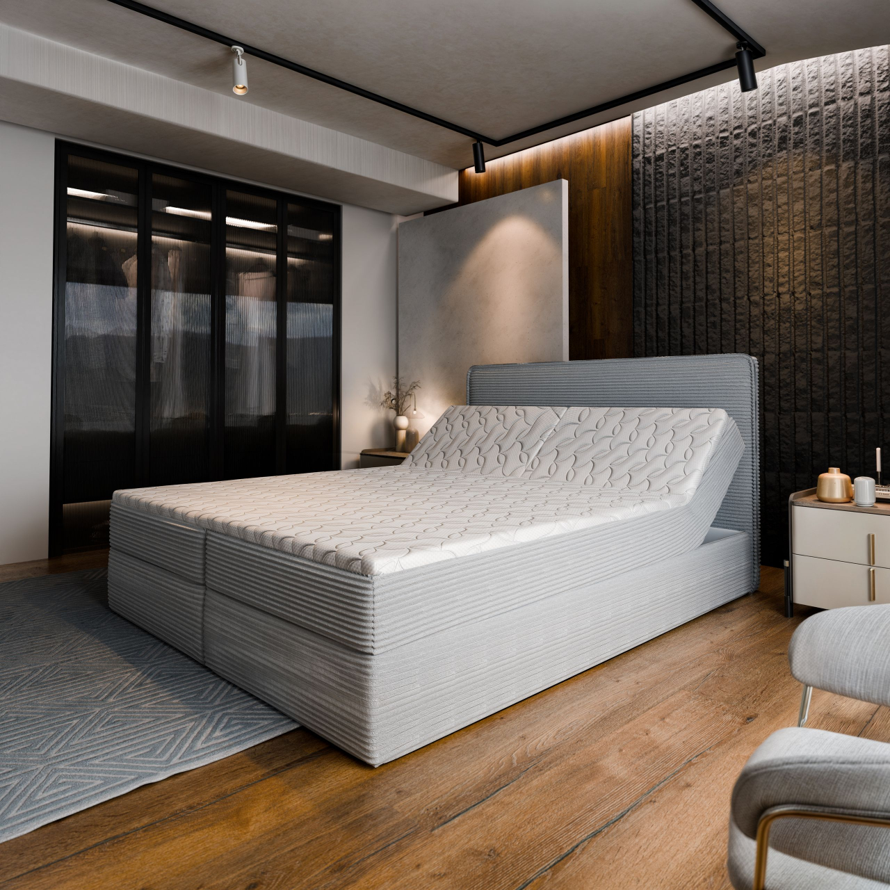 Akciós Astor boxspring ágy +ajándék fedőmatrac +ingyenes kiszállítás