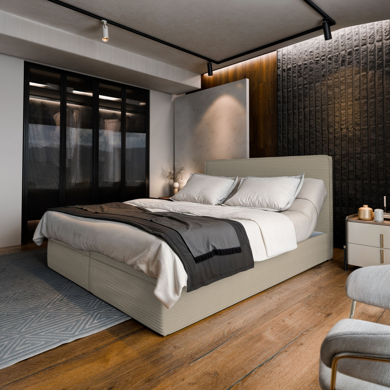 Akciós Astor boxspring ágy +ajándék fedőmatrac +ingyenes kiszállítás