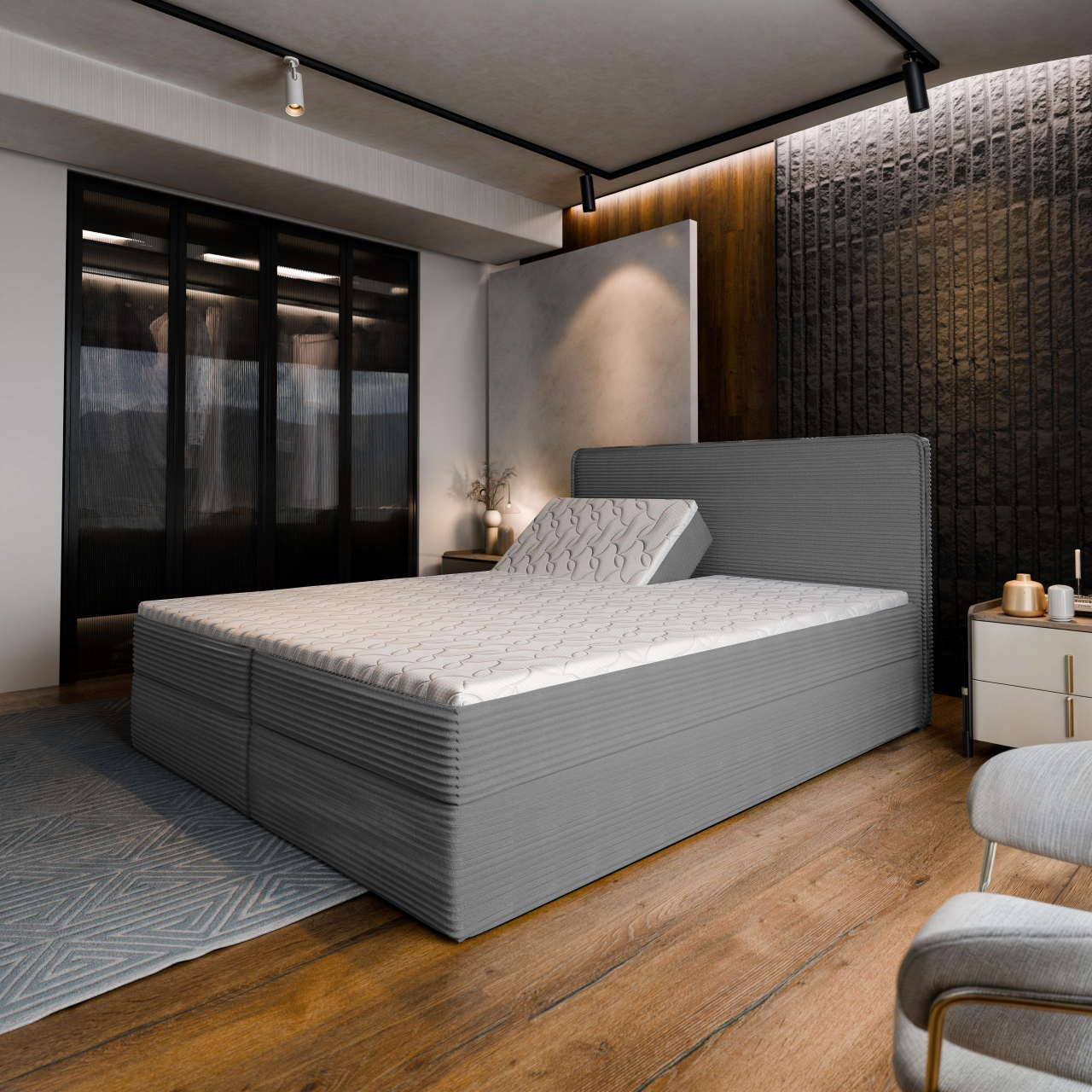 Akciós Astor boxspring ágy +ajándék fedőmatrac +ingyenes kiszállítás