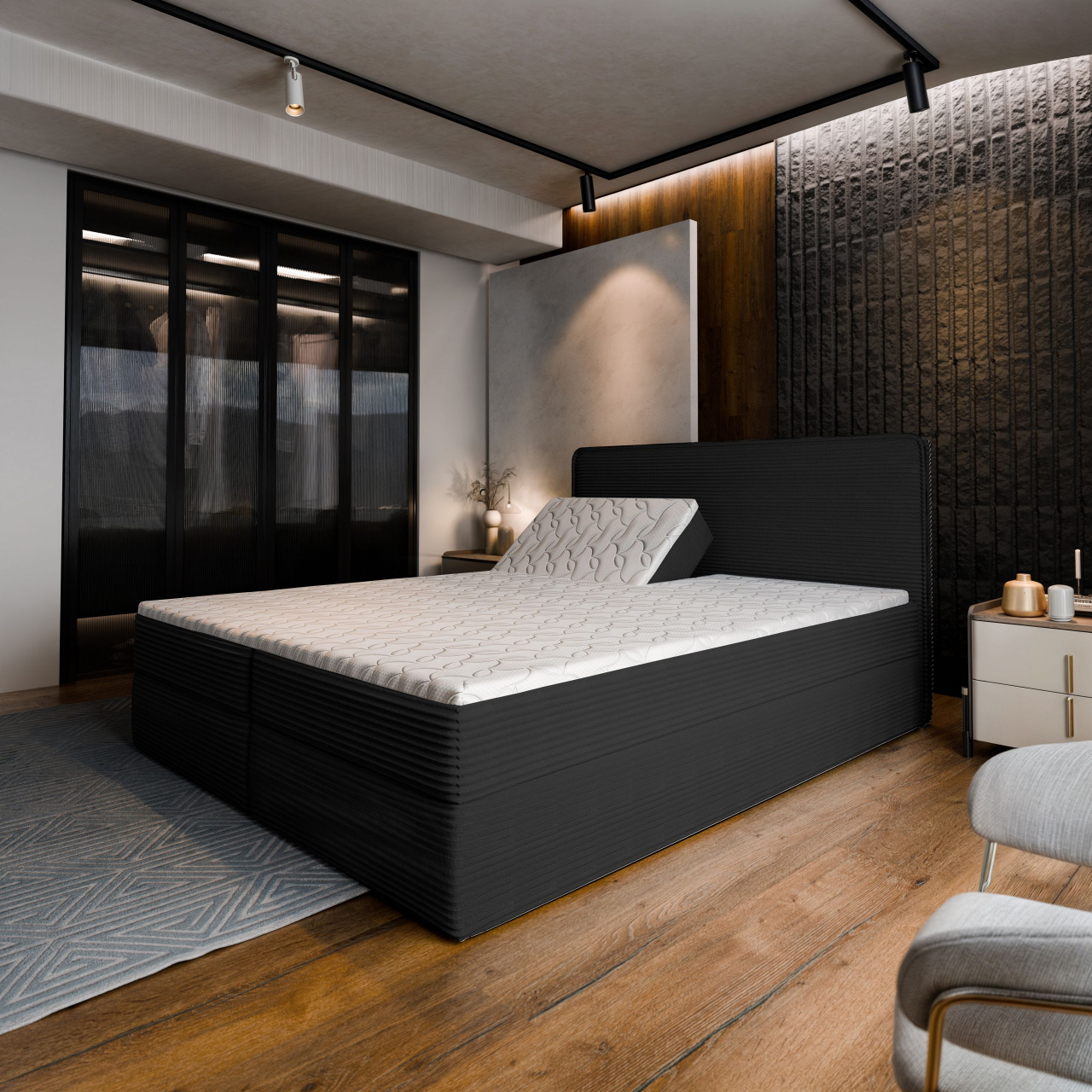 Akciós Astor boxspring ágy +ajándék fedőmatrac +ingyenes kiszállítás