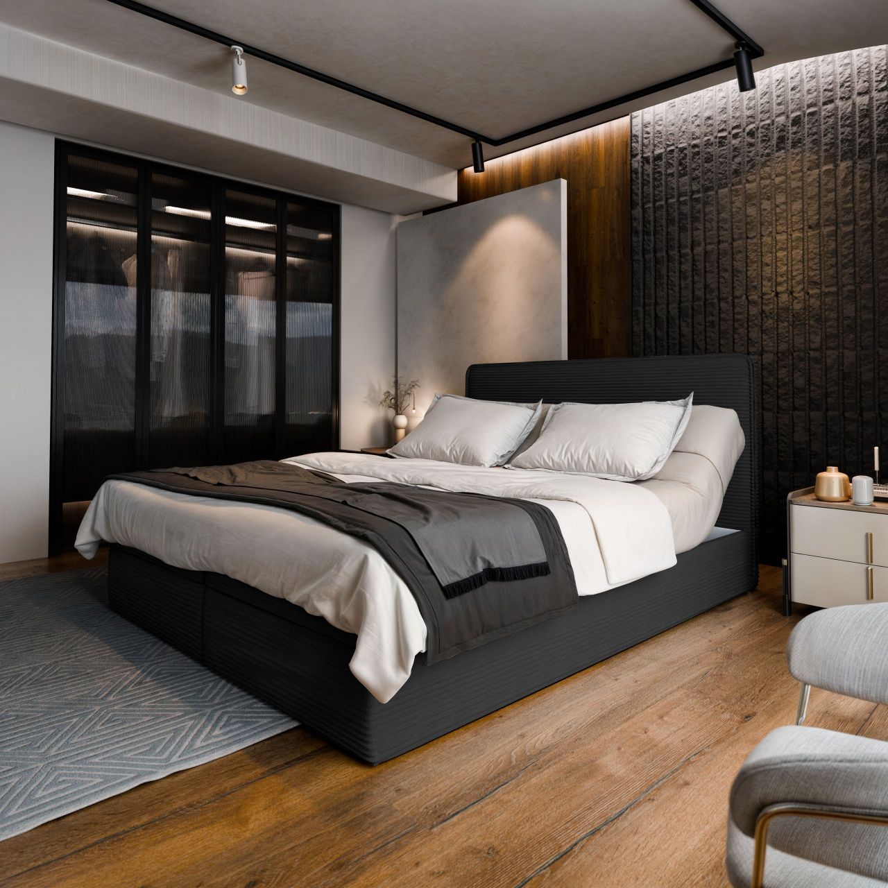 Akciós Astor boxspring ágy +ajándék fedőmatrac +ingyenes kiszállítás