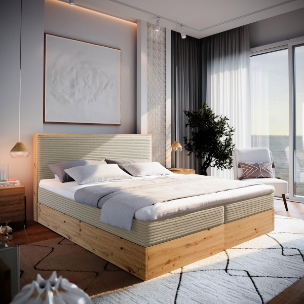 Akciós Verdon boxspring ágy +ajándék fedőmatrac +ingyenes kiszállítás