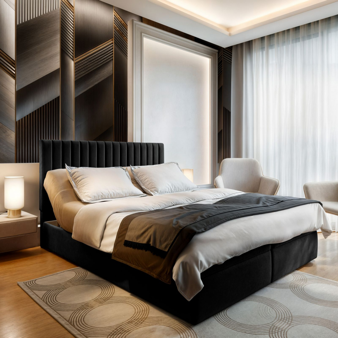 Akciós Murlo boxspring ágy +ajándék fedőmatrac +ingyenes kiszállítás