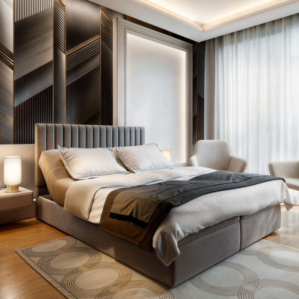 Akciós Murlo boxspring ágy +ajándék fedőmatrac +ingyenes kiszállítás