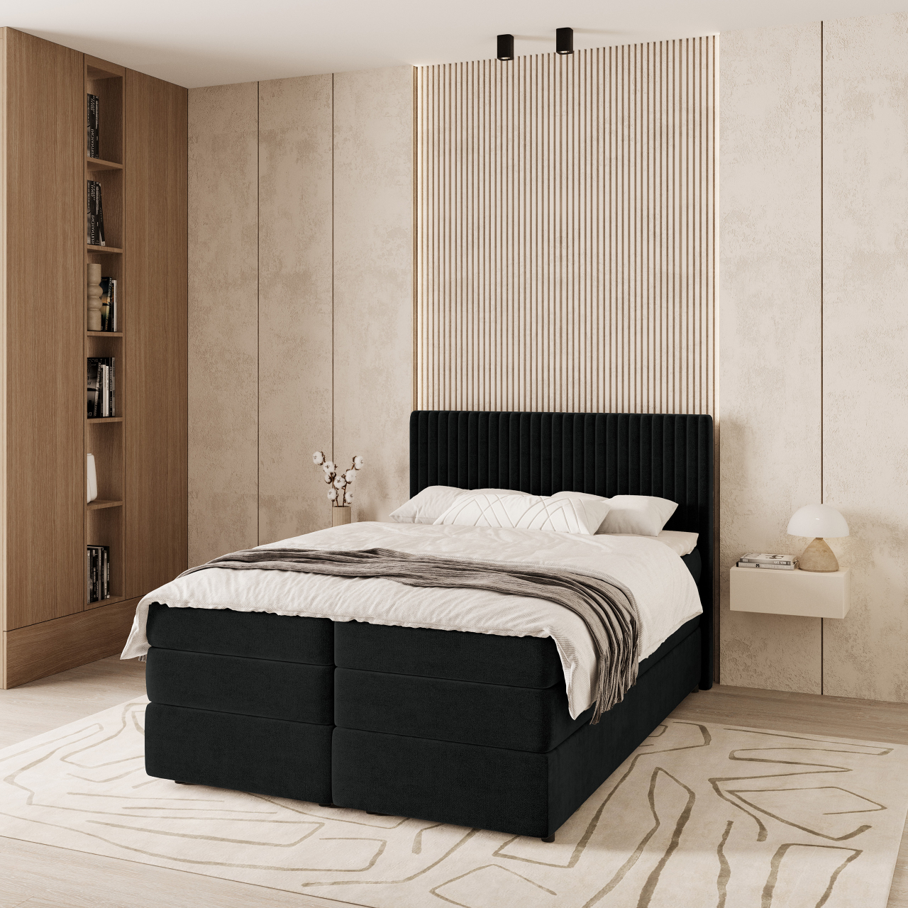 Akciós Felbio boxspring ágy +ajándék fedőmatrac +ingyenes kiszállítás