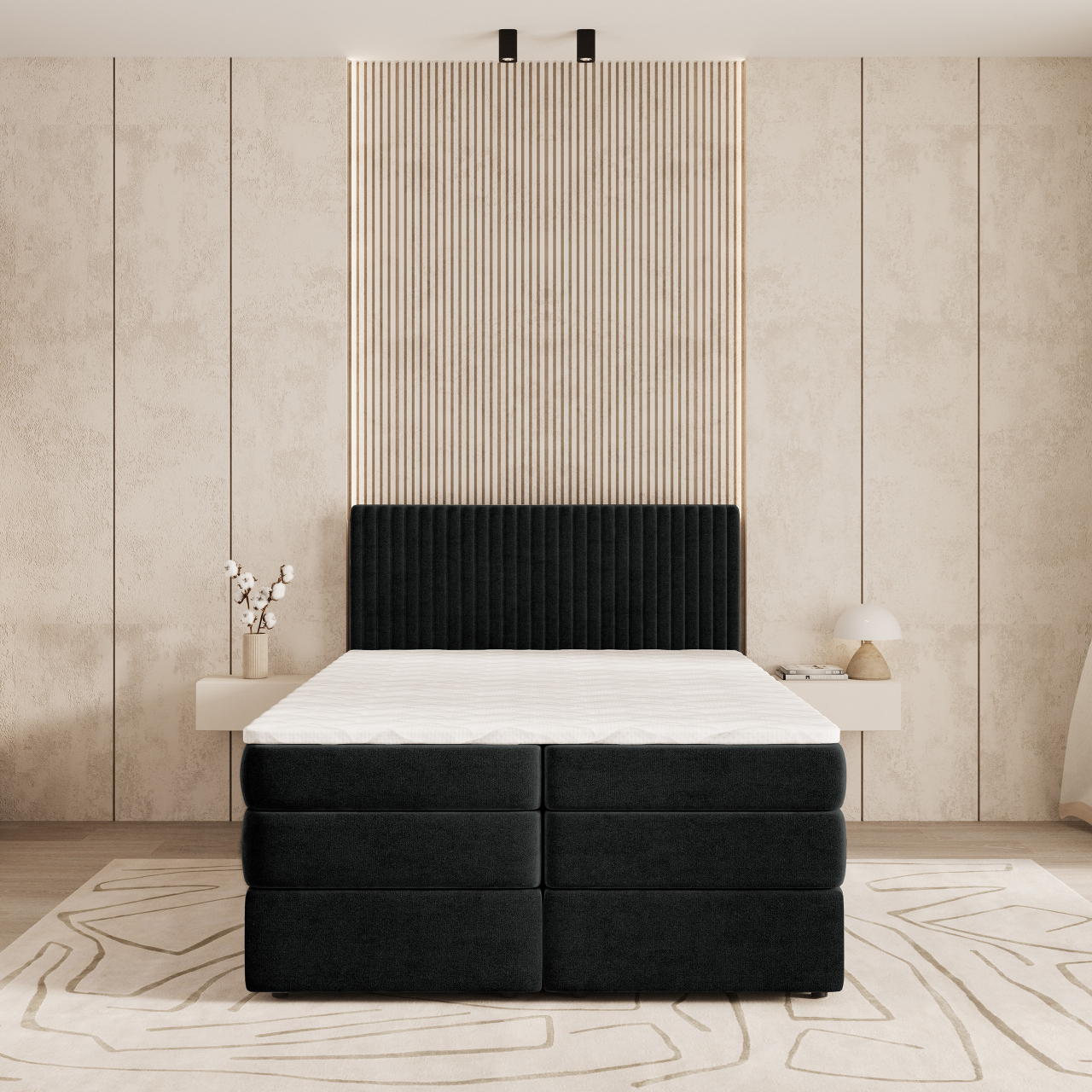 Akciós Felbio boxspring ágy +ajándék fedőmatrac +ingyenes kiszállítás
