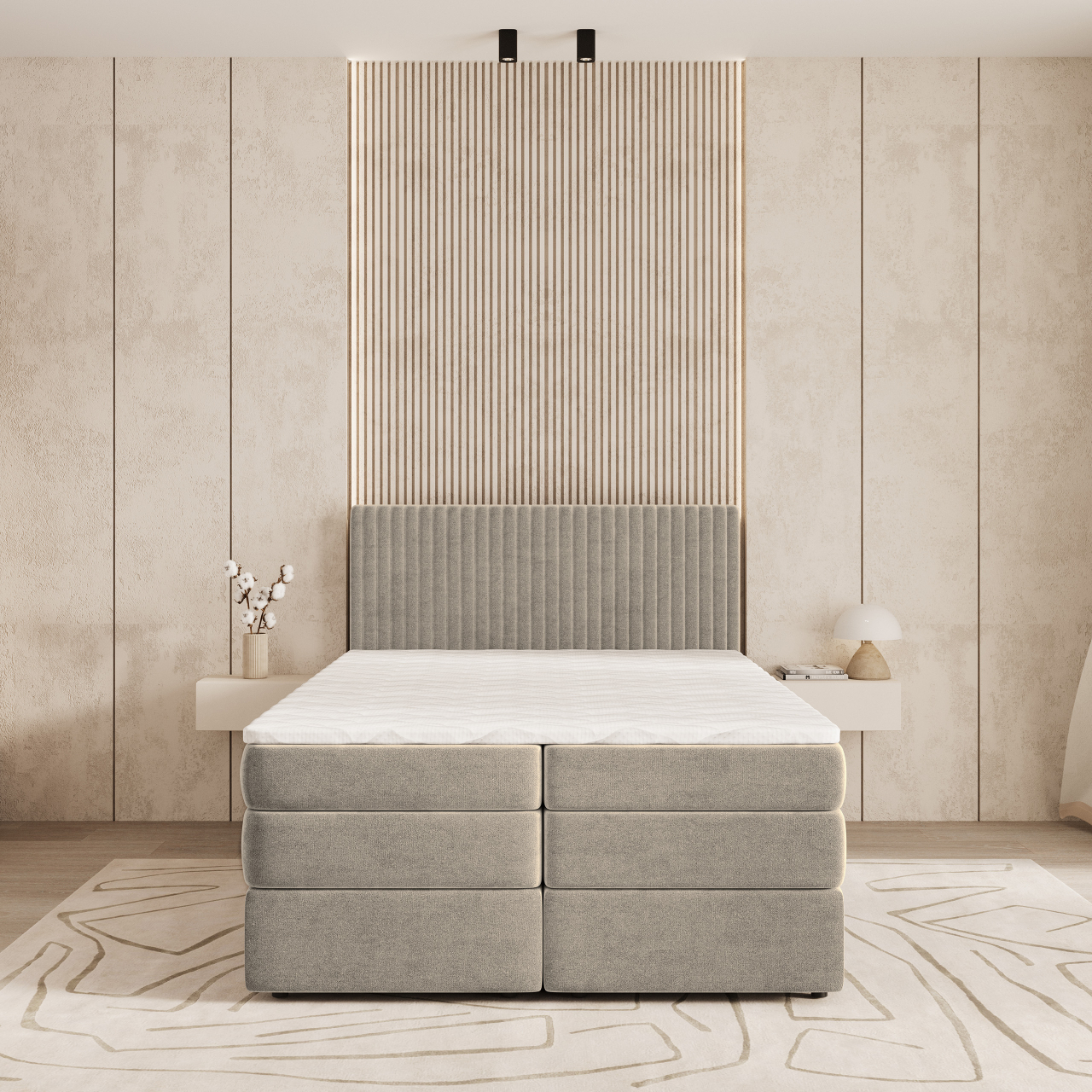 Akciós Felbio boxspring ágy +ajándék fedőmatrac +ingyenes kiszállítás