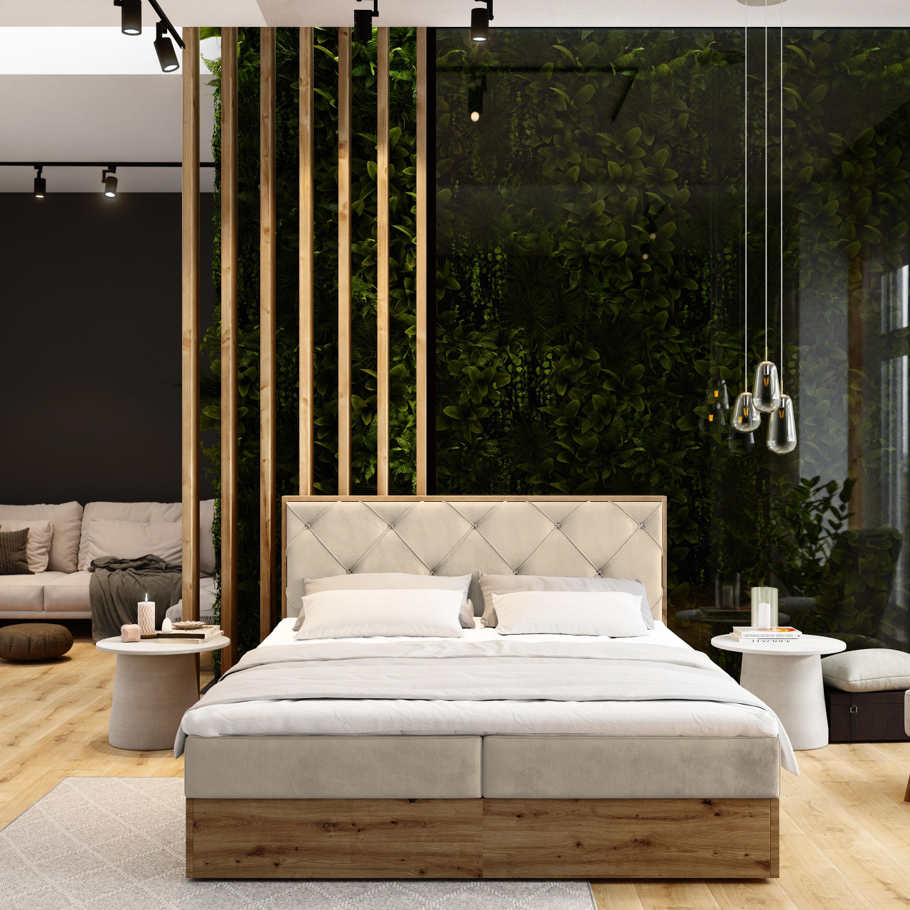 Akciós Fosco boxspring ágy +ajándék fedőmatrac +ingyenes kiszállítás