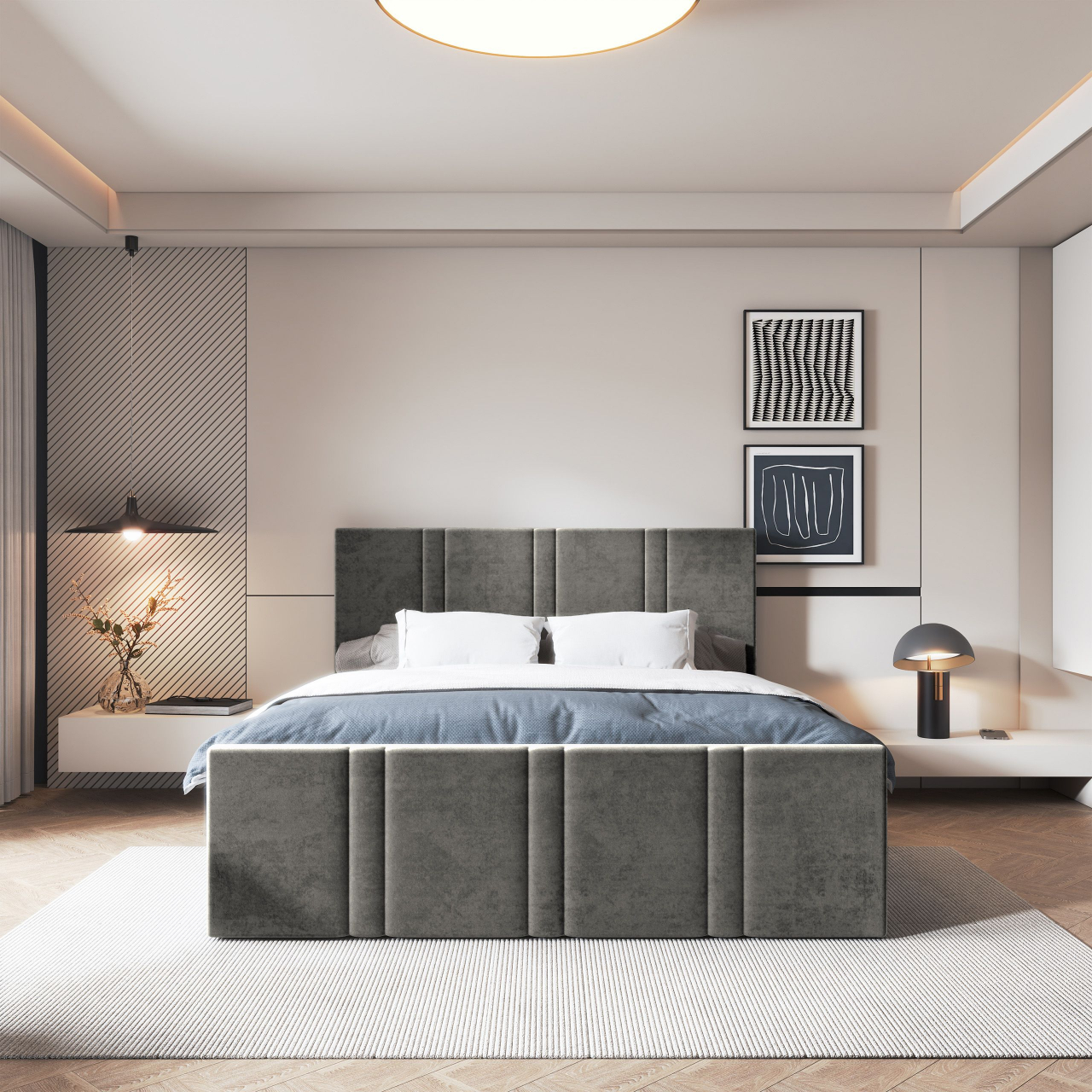 Akciós Comoza boxspring ágy +ajándék fedőmatrac +ingyenes kiszállítás