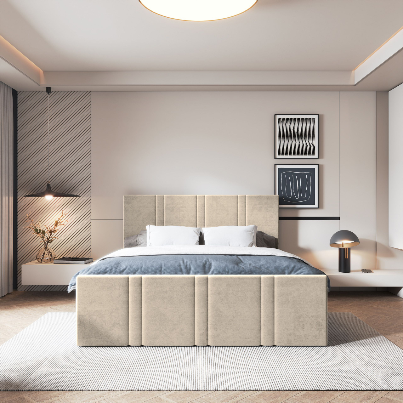 Akciós Comoza boxspring ágy +ajándék fedőmatrac +ingyenes kiszállítás
