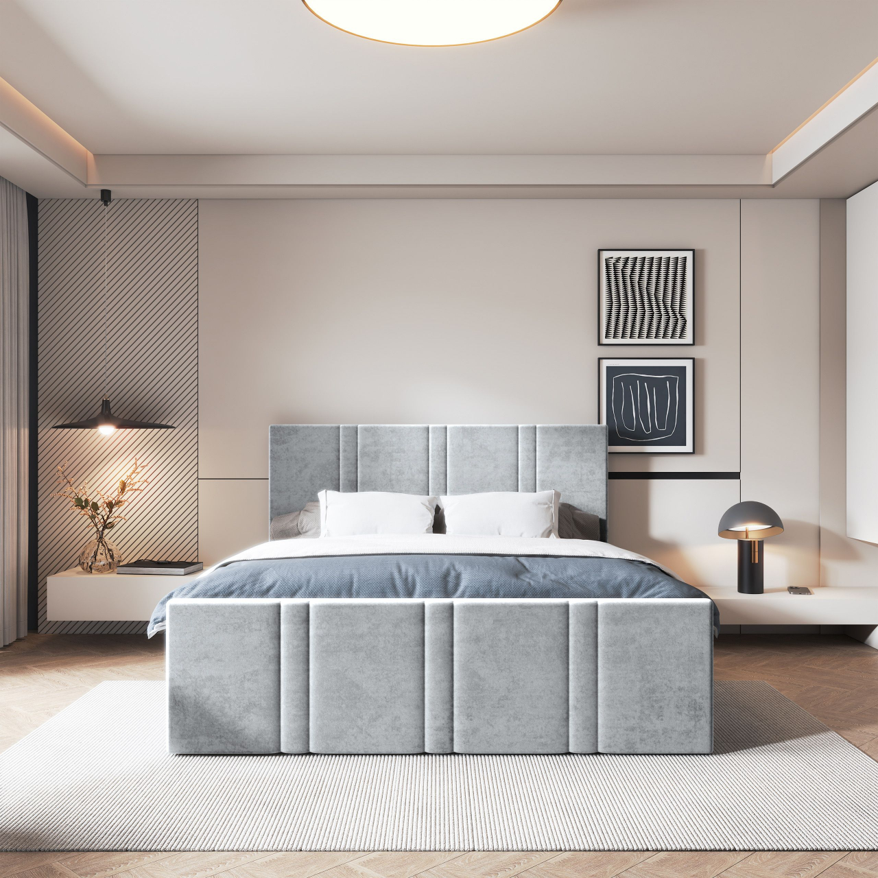 Akciós Comoza boxspring ágy +ajándék fedőmatrac +ingyenes kiszállítás