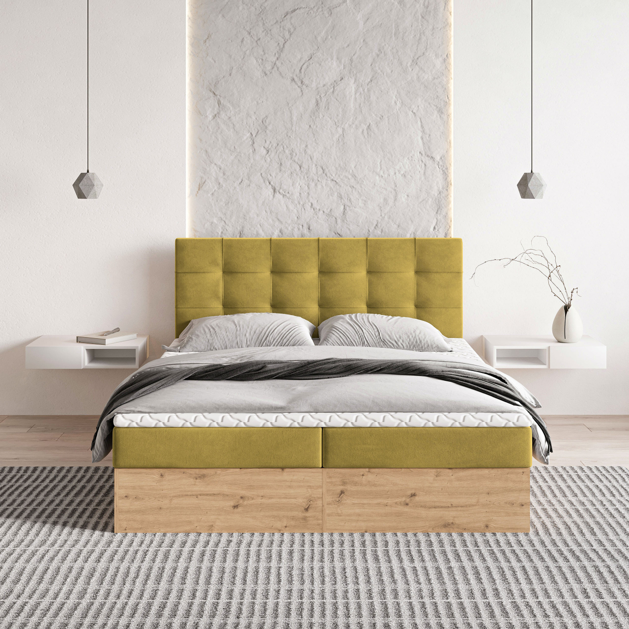 Akciós Molven boxspring ágy +ajándék fedőmatrac +ingyenes kiszállítás