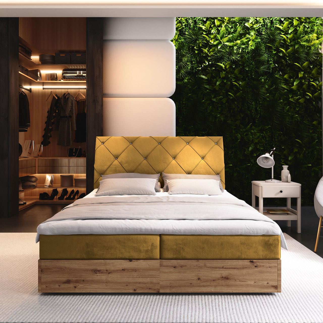 Akciós Vellano boxspring ágy +ajándék fedőmatrac +ingyenes kiszállítás