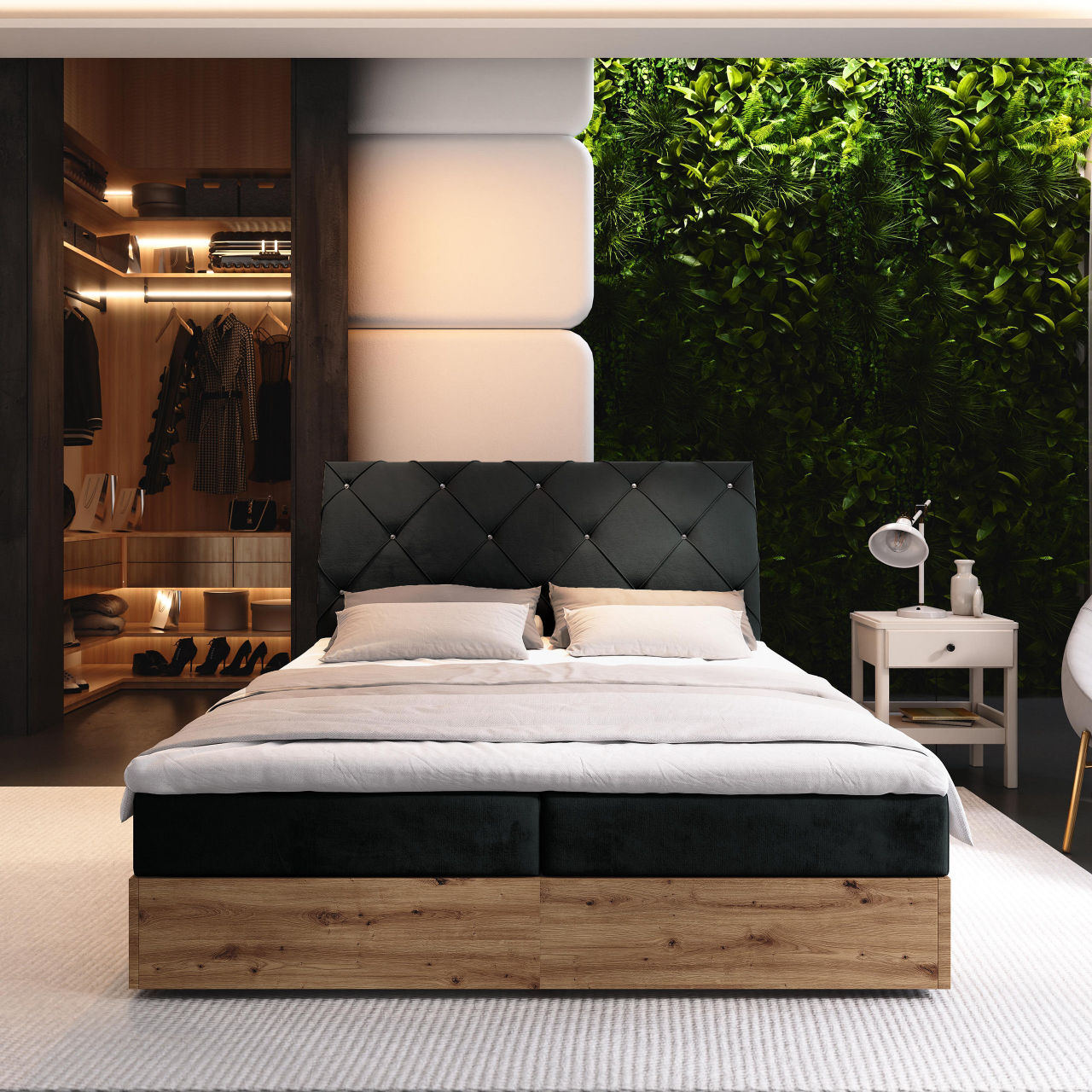 Akciós Vellano boxspring ágy +ajándék fedőmatrac +ingyenes kiszállítás