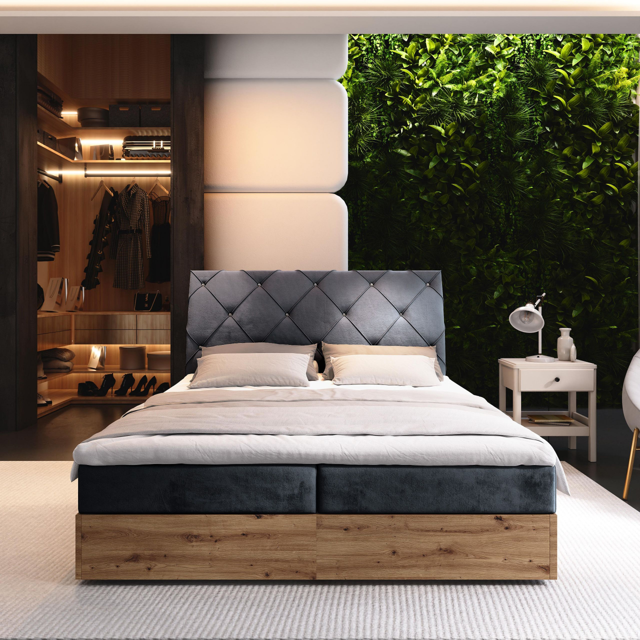 Akciós Vellano boxspring ágy +ajándék fedőmatrac +ingyenes kiszállítás