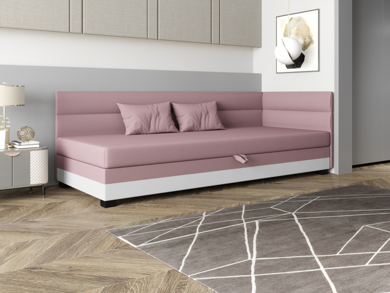 Akciós Marco Plus saroktámlás heverő +ingyenes kiszállítás RR