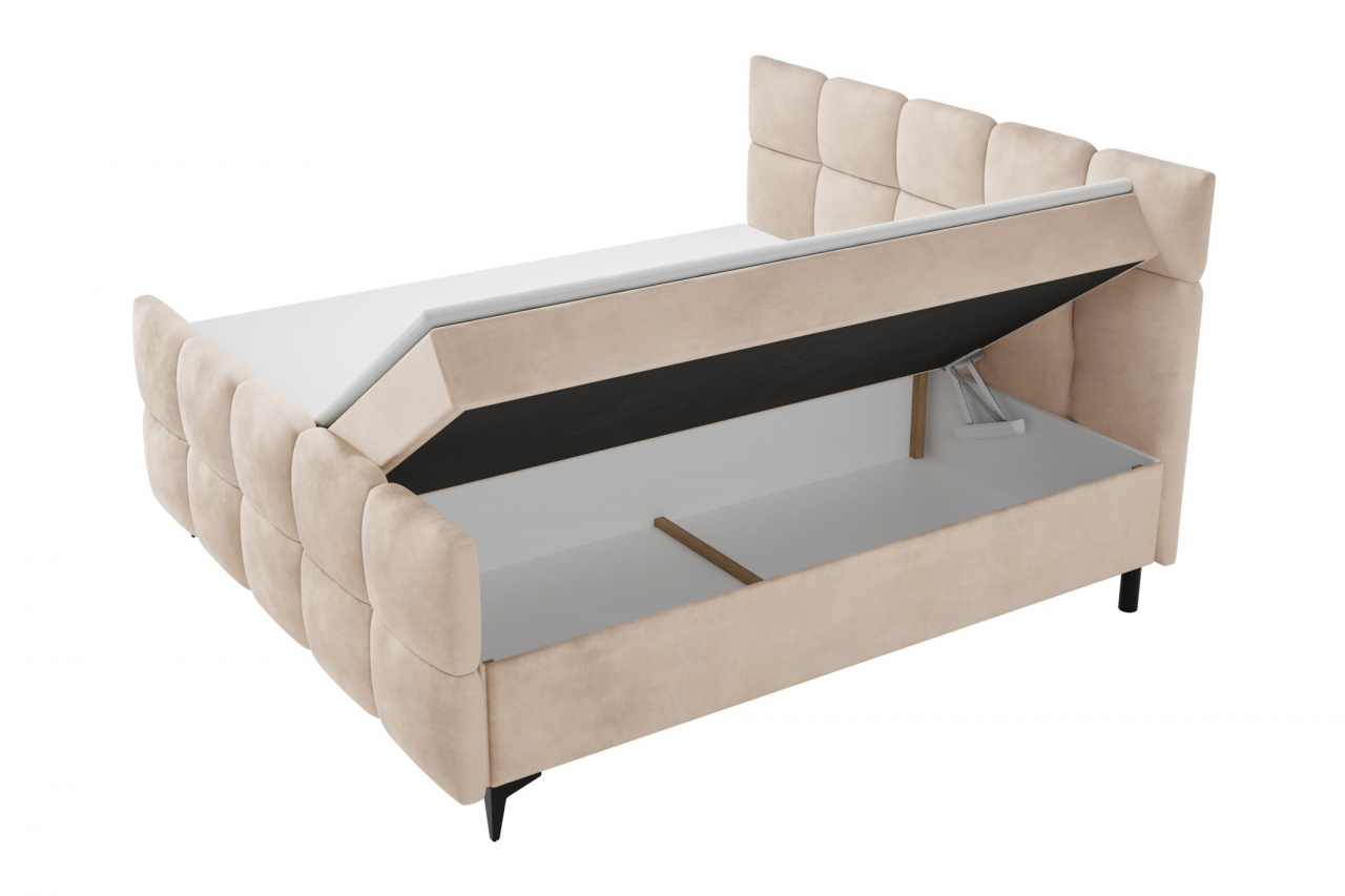 Akciós Lisa boxspring ágy +ajándék fedőmatrac +ingyenes kiszállítás