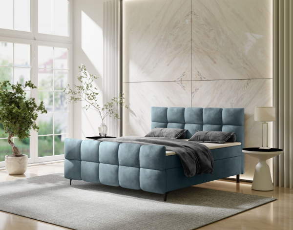 Akciós Lisa boxspring ágy +ajándék fedőmatrac +ingyenes kiszállítás