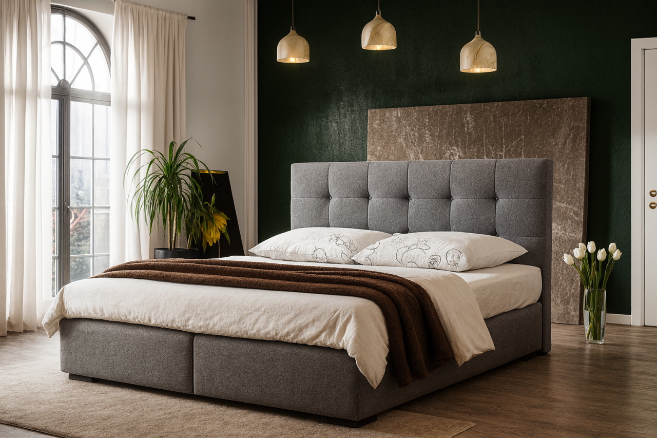 Akciós Fado2 boxspring ágy +ajándék fedőmatrac +ingyenes kiszállítás