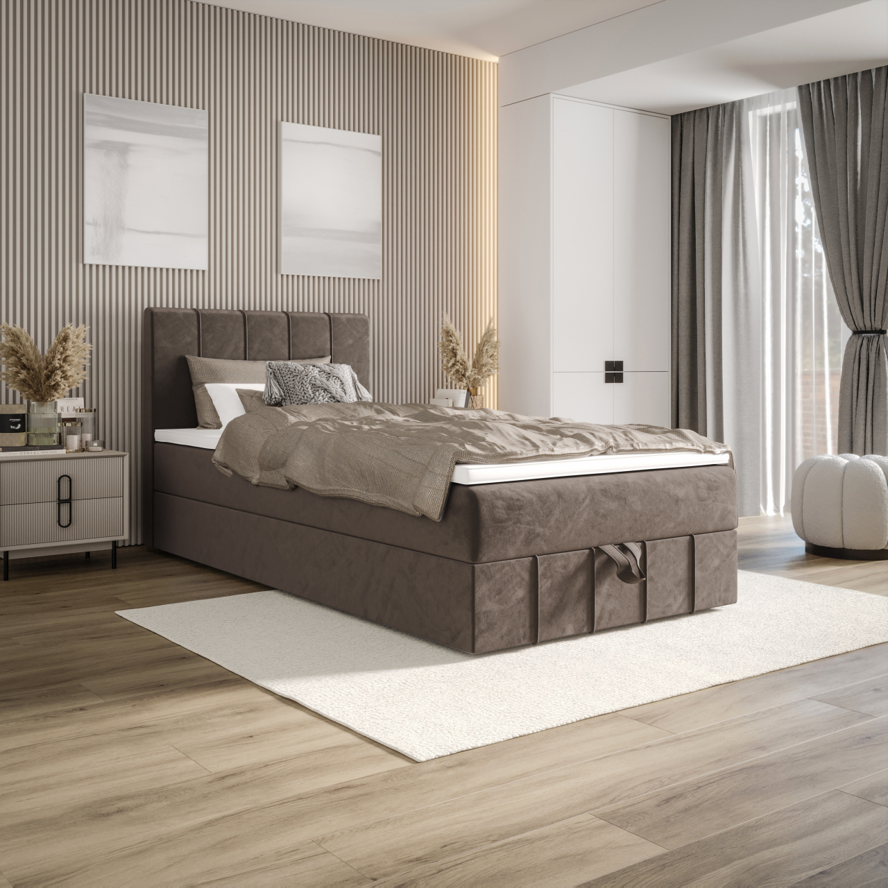 Akciós Bahama boxspring heverő +ajándék fedőmatrac +ingyenes kiszállítás