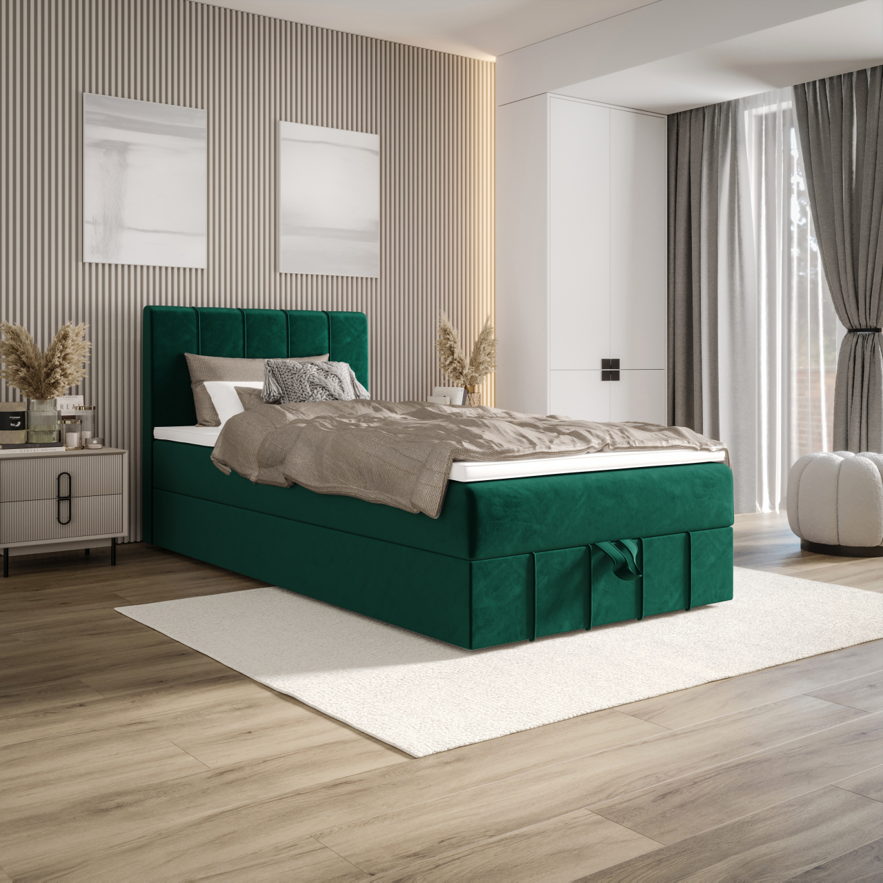 Akciós Bahama boxspring heverő +ajándék fedőmatrac +ingyenes kiszállítás