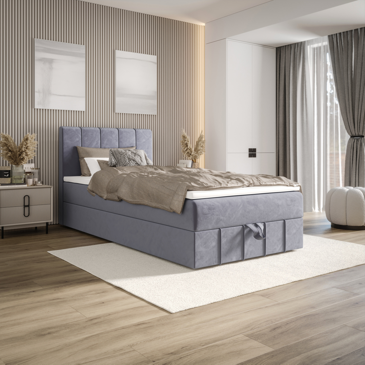 Akciós Bahama boxspring heverő +ajándék fedőmatrac +ingyenes kiszállítás