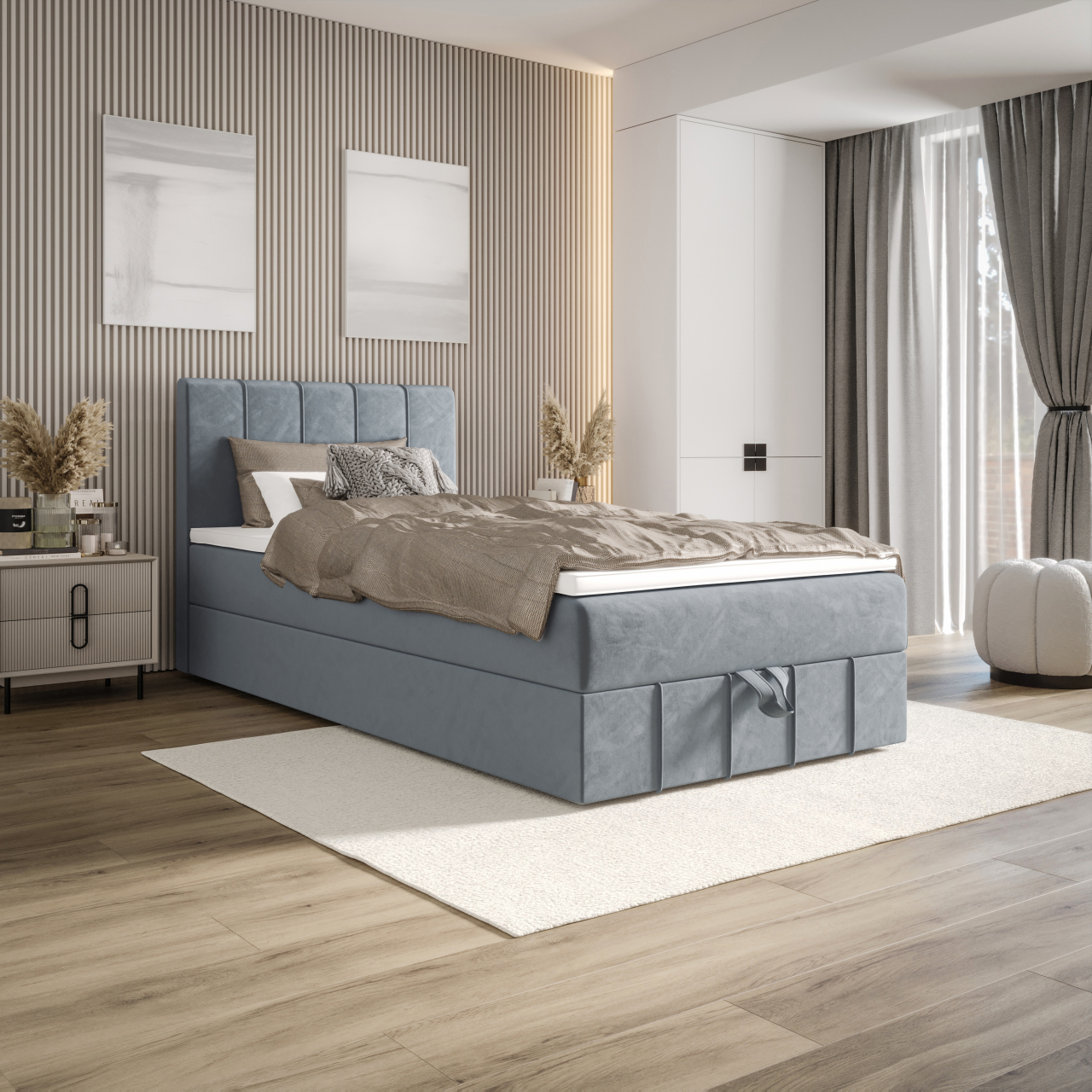 Akciós Bahama boxspring heverő +ajándék fedőmatrac +ingyenes kiszállítás