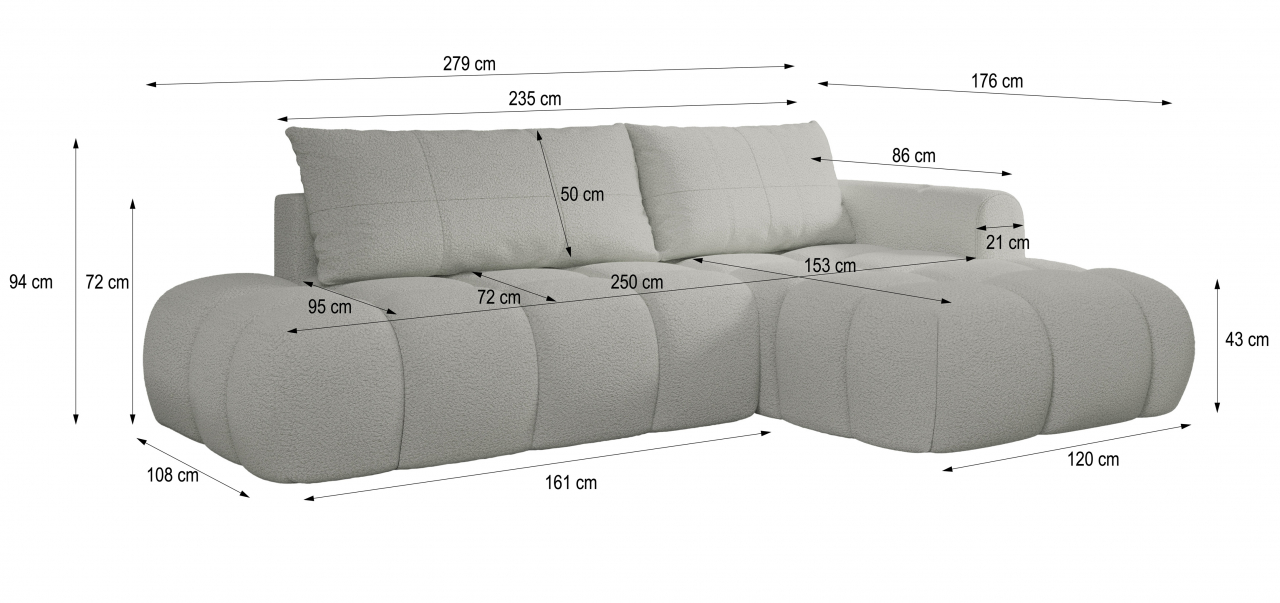 Akciós Fluma sarokkanapé +ingyenes kiszállítás