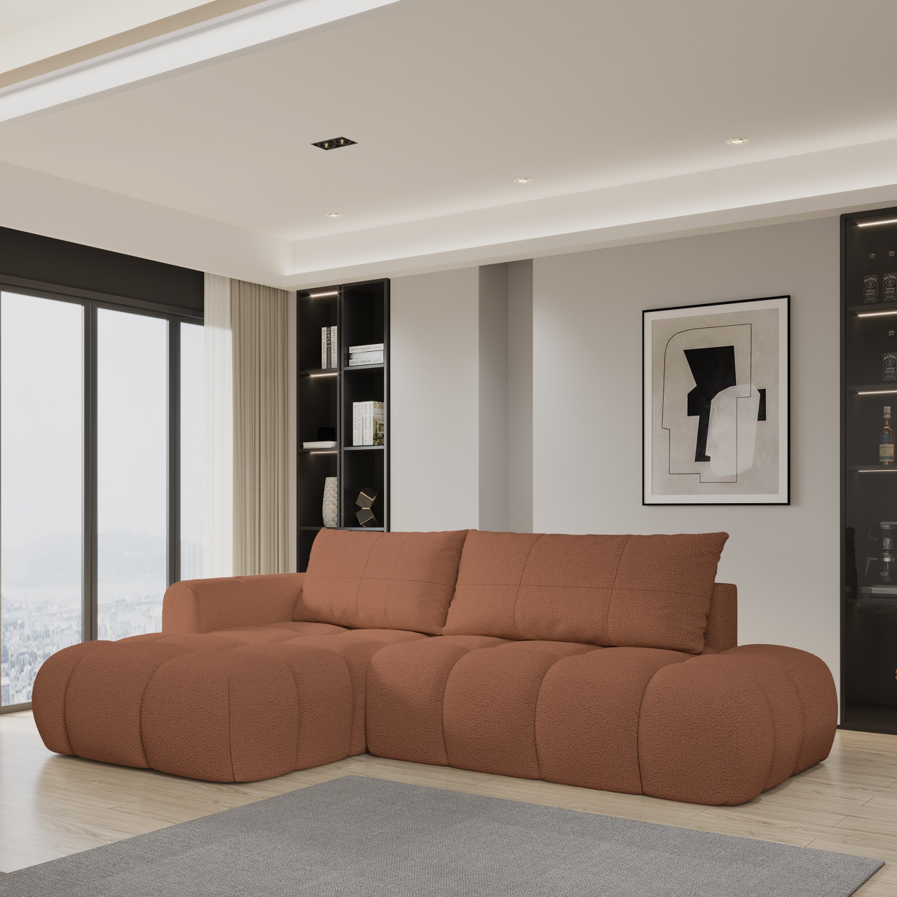 Akciós Fluma sarokkanapé +ingyenes kiszállítás