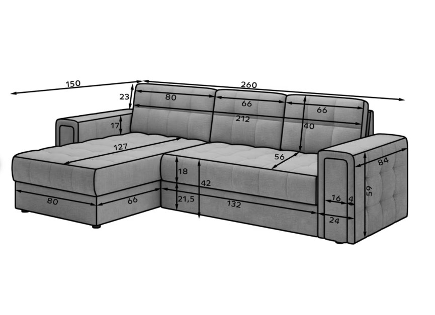 Akciós Blenvi sarokkanapé +ingyenes kiszállítás