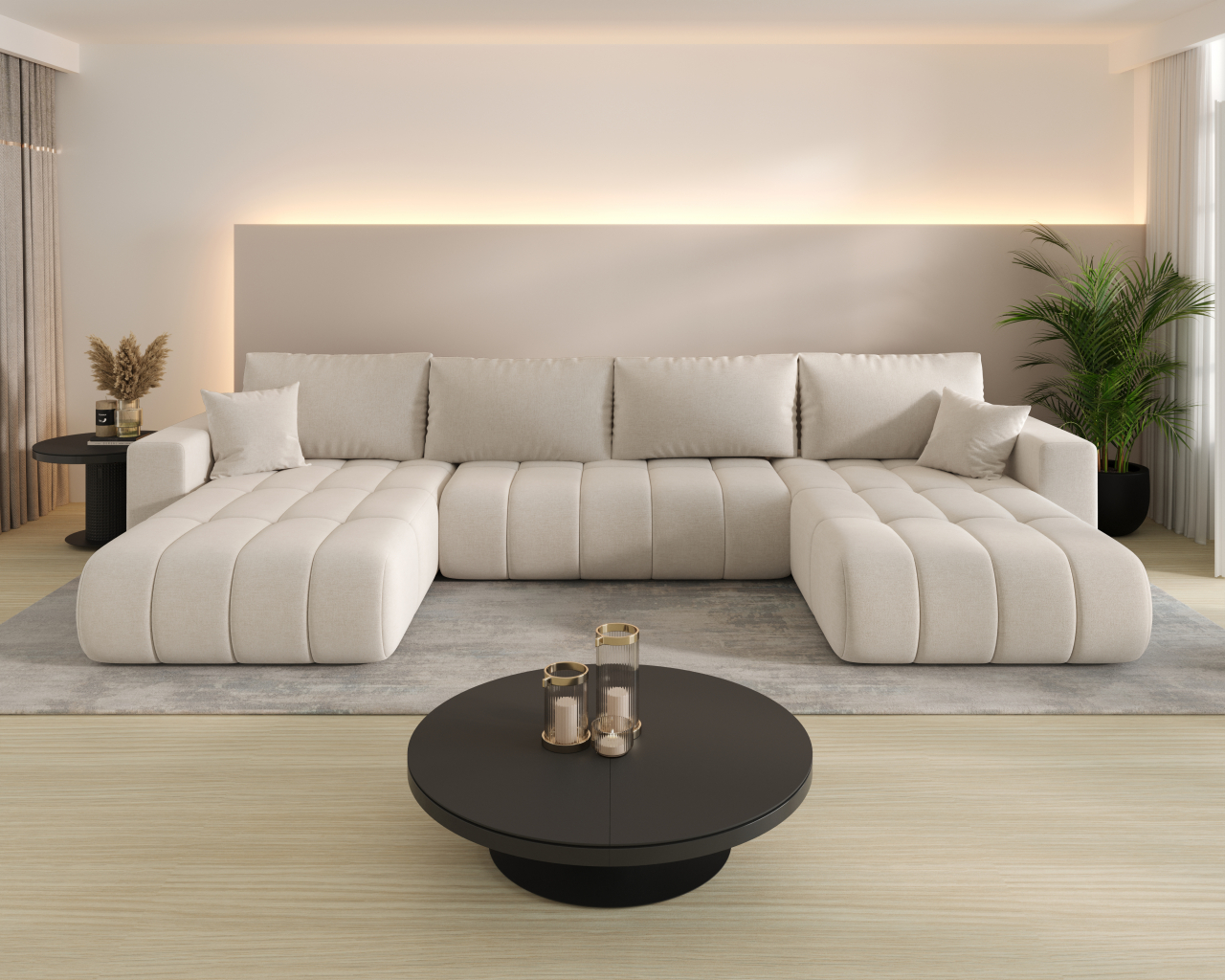 Akciós Milo U Premium sarokkanapé +ingyenes kiszállítás