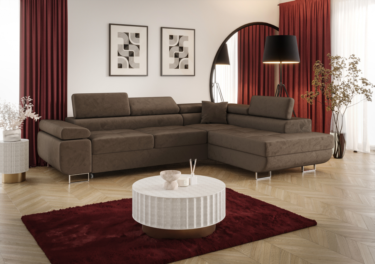 Akciós Emily sarokkanapé +ingyenes kiszállítás