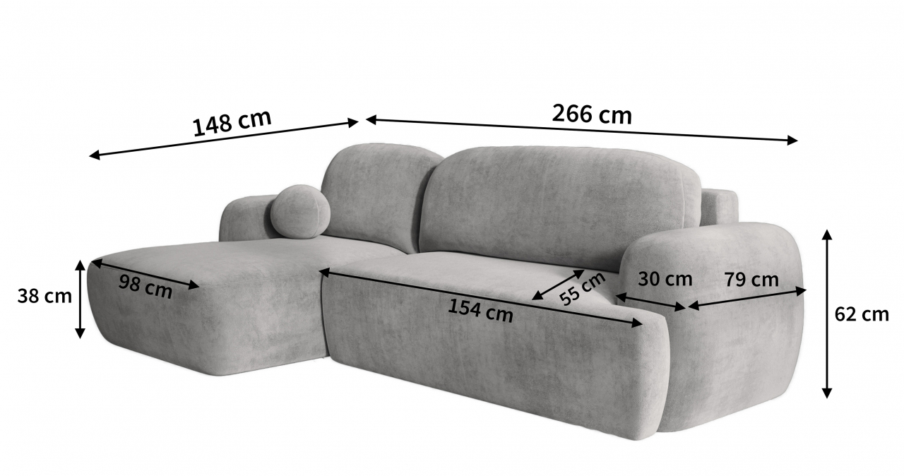 Akciós Modenza Poso sarokkanapé +ingyenes kiszállítás RR
