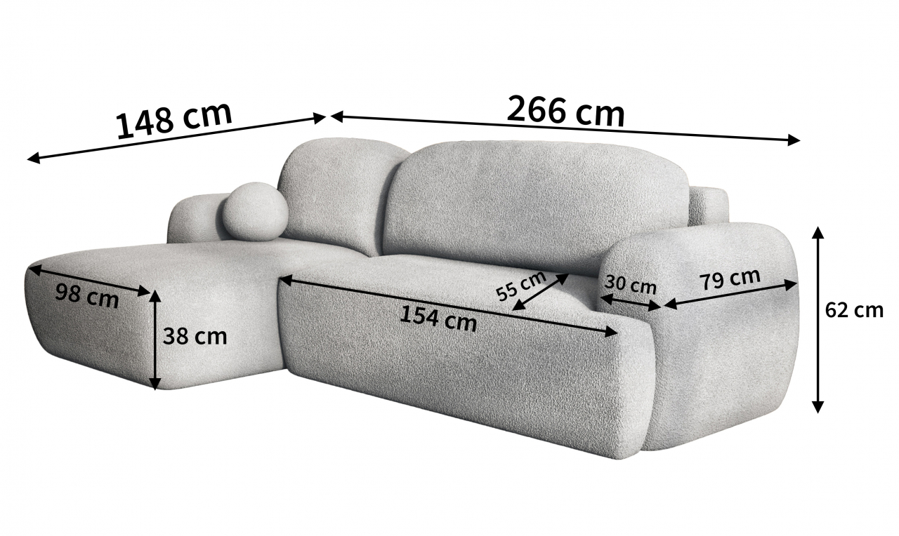 Akciós Modenza NON sarokkanapé +ingyenes kiszállítás RR
