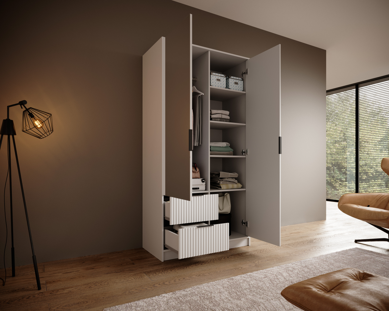 Akciós Norel 100 gardróbszekrény +ingyenes kiszállítás RR