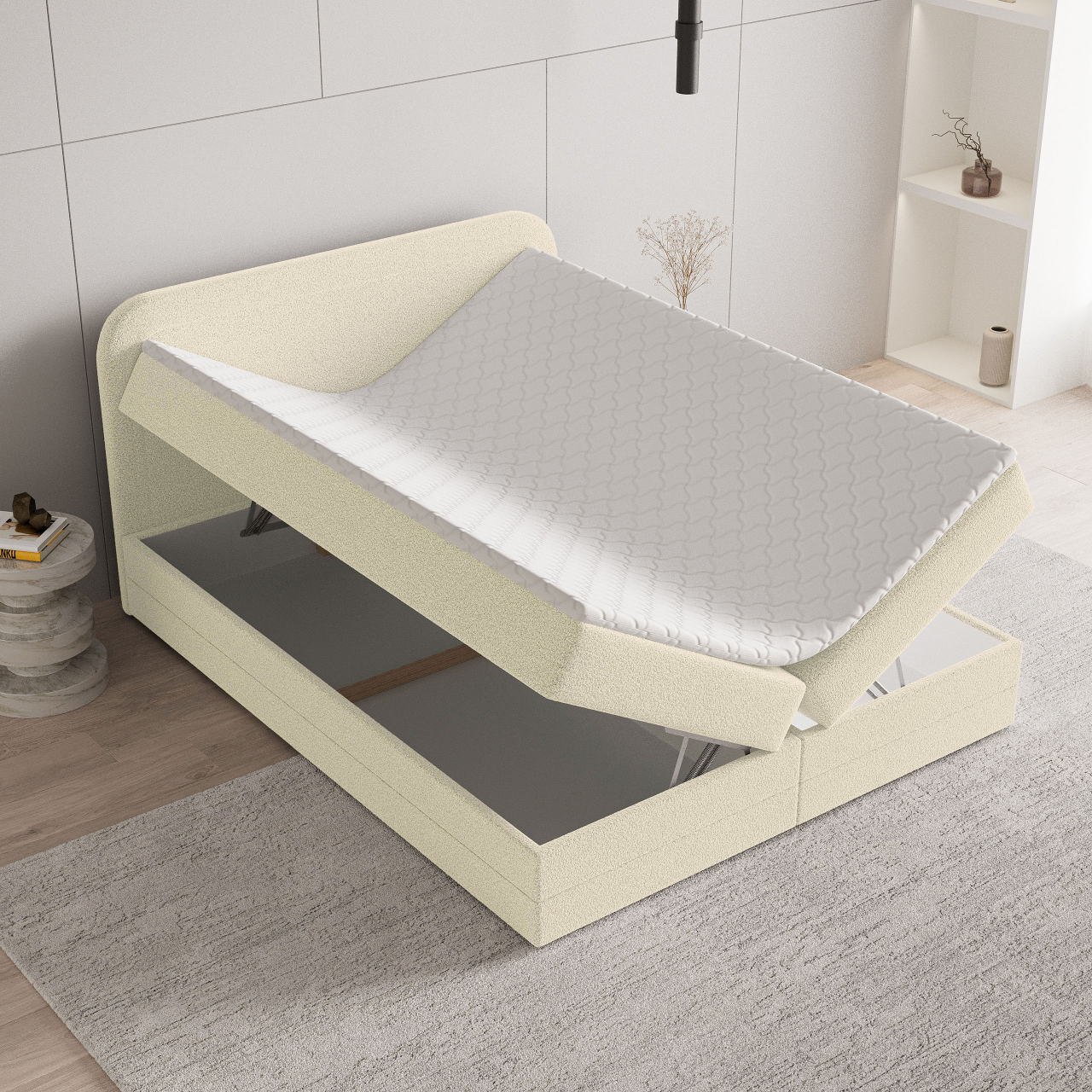 Akciós Armel NON boxspring ágy +ajándék fedőmatrac +ingyenes kiszállítás RR