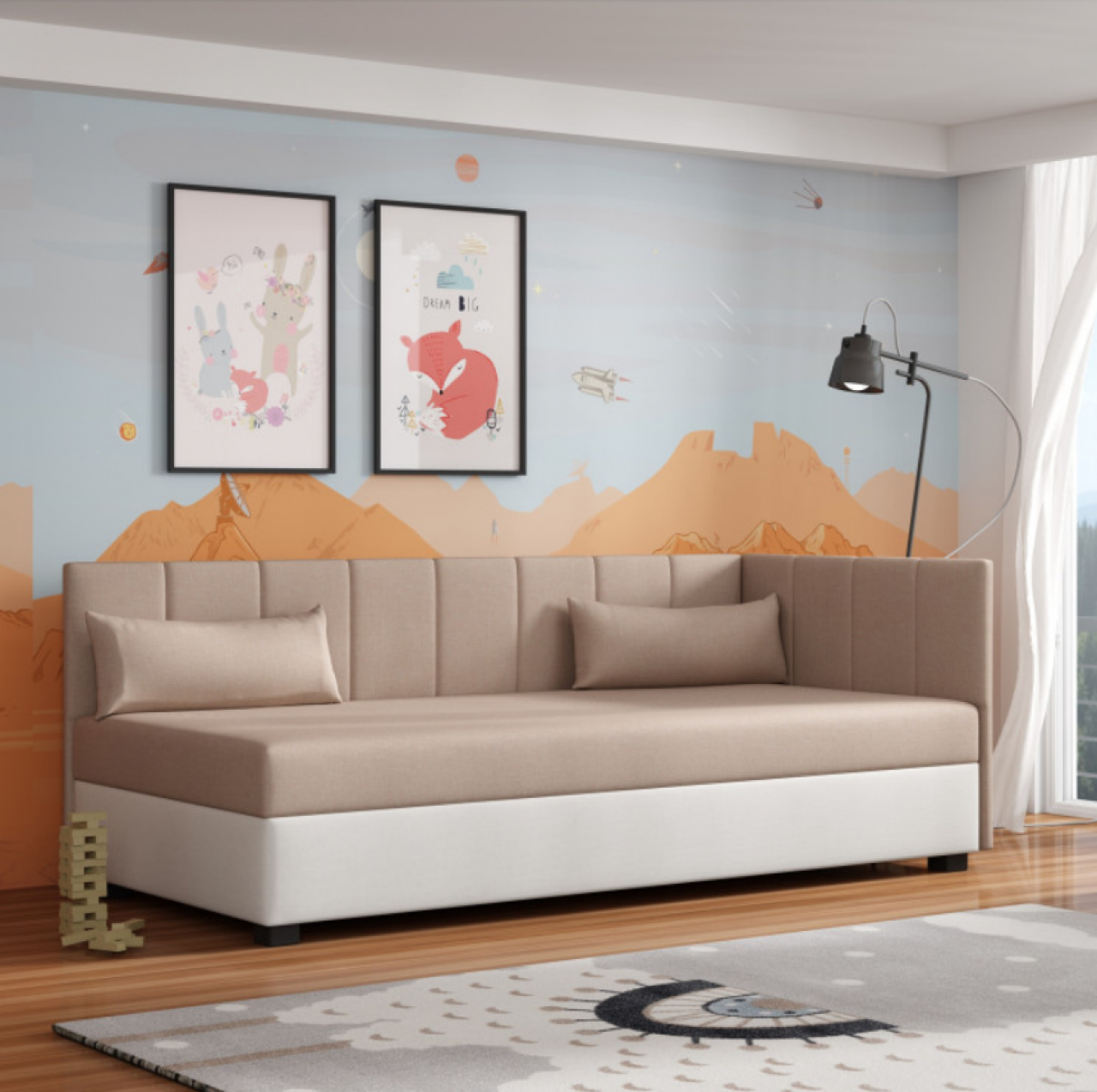 Akciós Adel Plus saroktámlás heverő +ingyenes kiszállítás RR