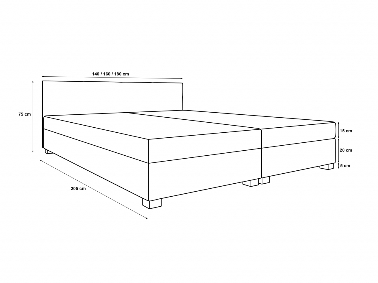 Akciós Silo franciaágy +ingyenes kiszállítás RR