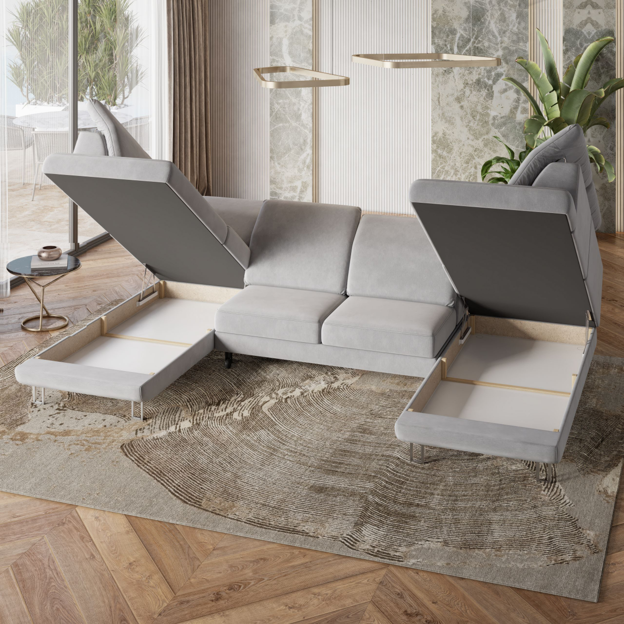 Akciós Teramo sarokkanapé +ingyenes kiszállítás RR