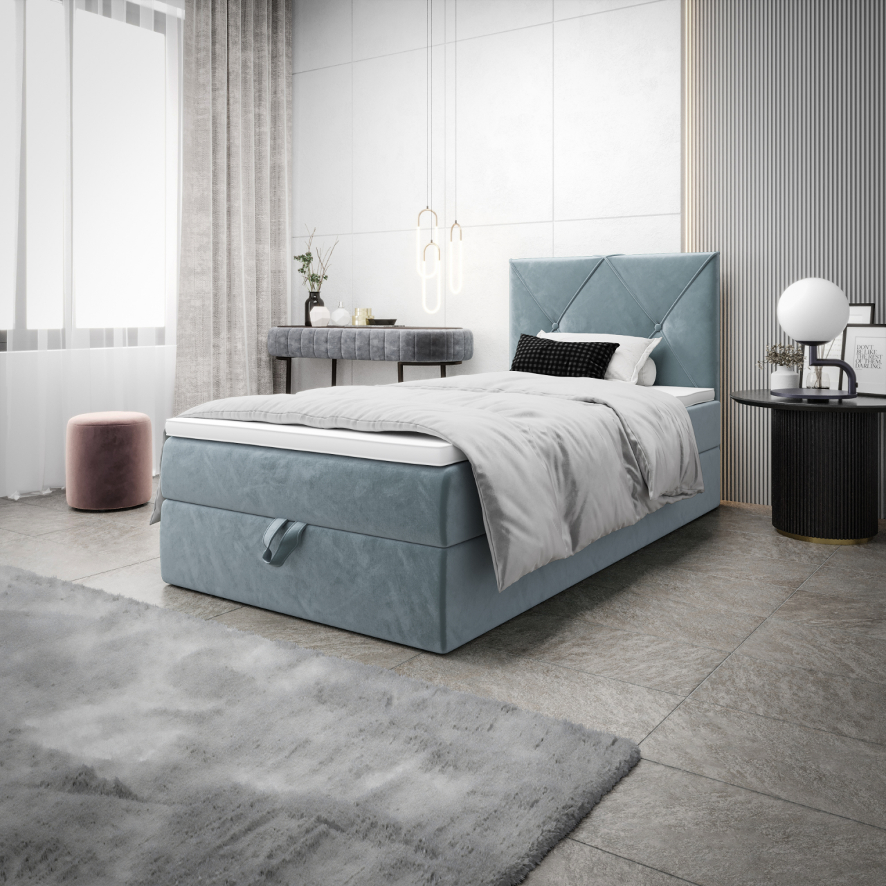 Akciós Altea P boxspring heverő +ajándék fedőmatrac +ingyenes kiszállítás RR