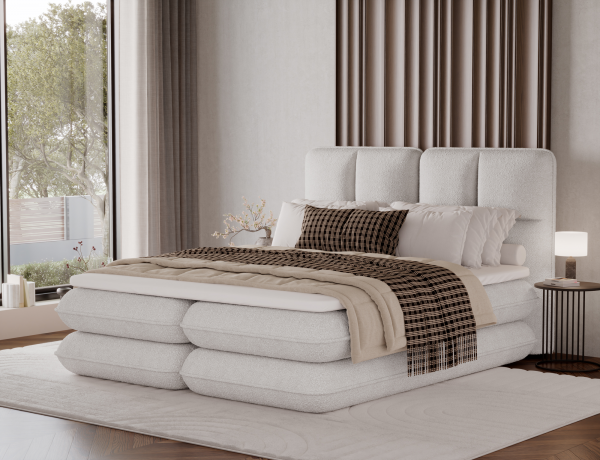 Akciós Tonila boxspring ágy +ajándék fedőmatrac +ingyenes kiszállítás