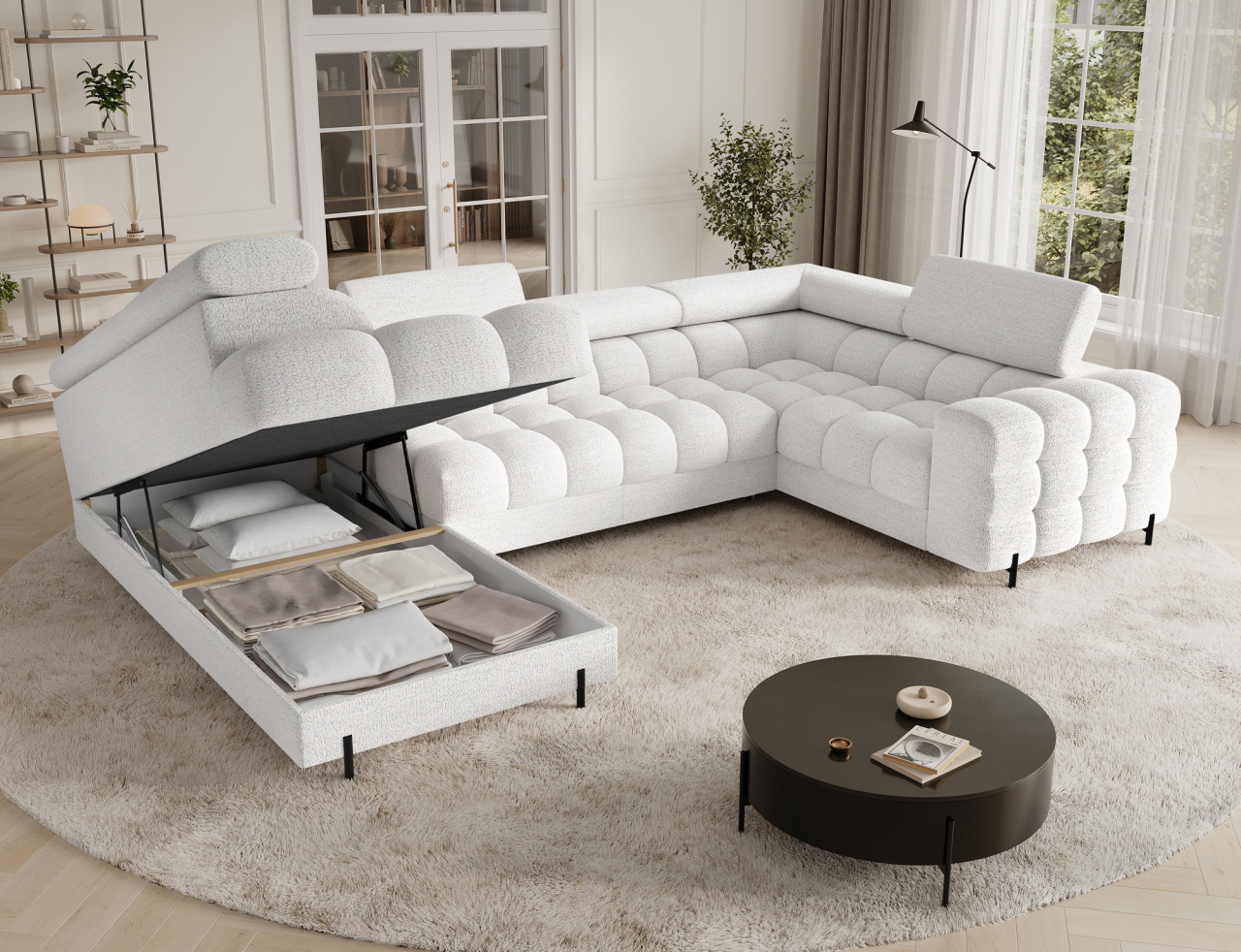 Akciós Fectory U sarokkanapé +ingyenes kiszállíás