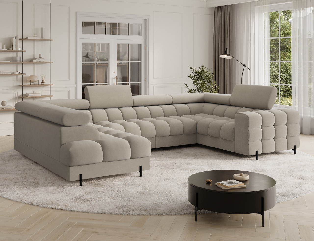 Akciós Fectory U sarokkanapé +ingyenes kiszállíás