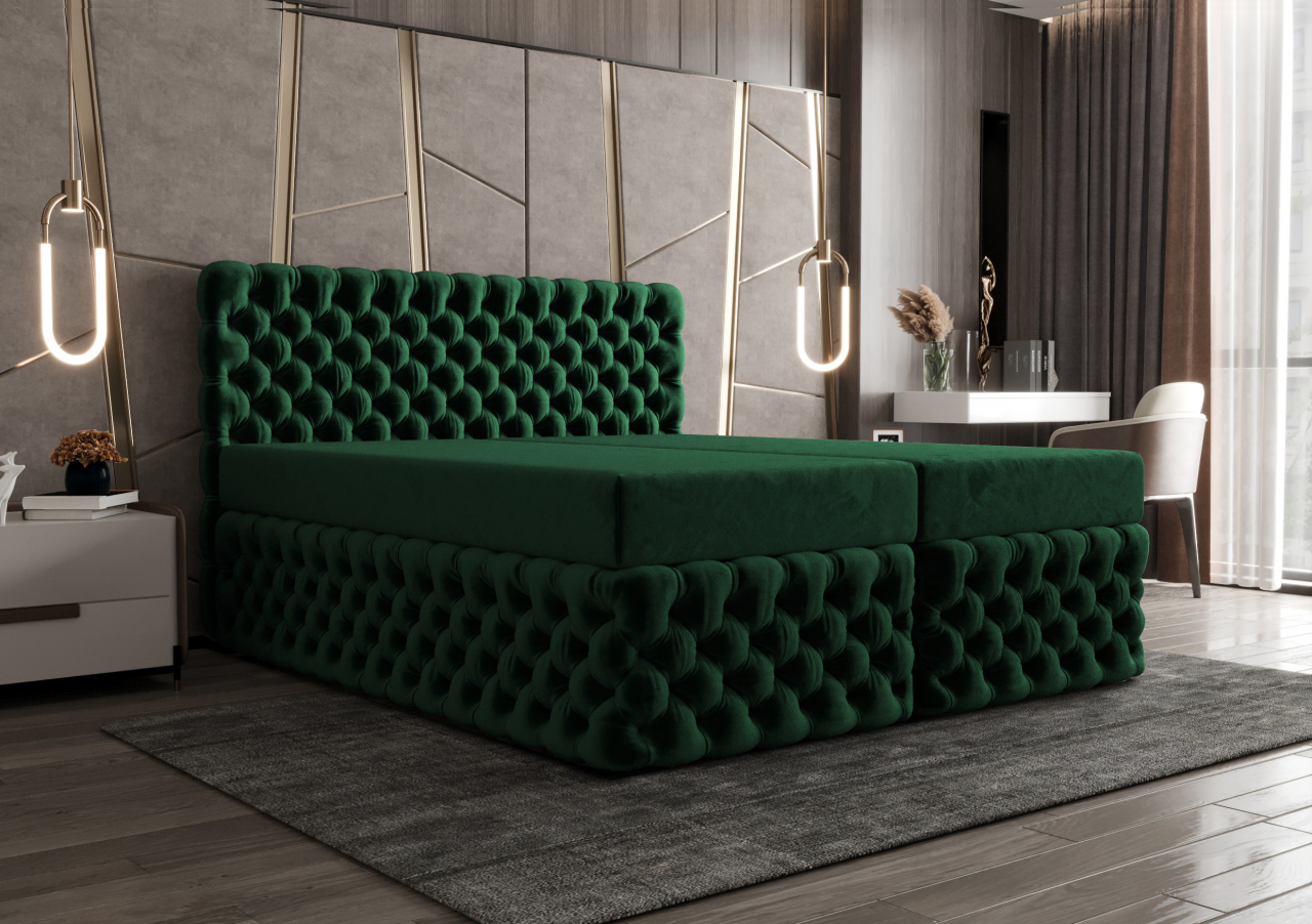 Akciós Figo Extra boxspring ágy +ajándék fedőmatrac +ingyenes kiszállítás