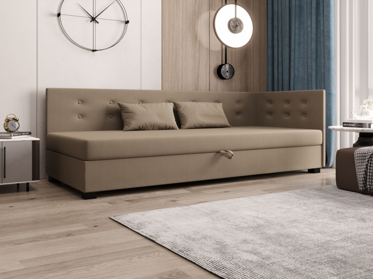 Akciós Nemo Plus saroktámlás heverő +ingyenes kiszállítás RR