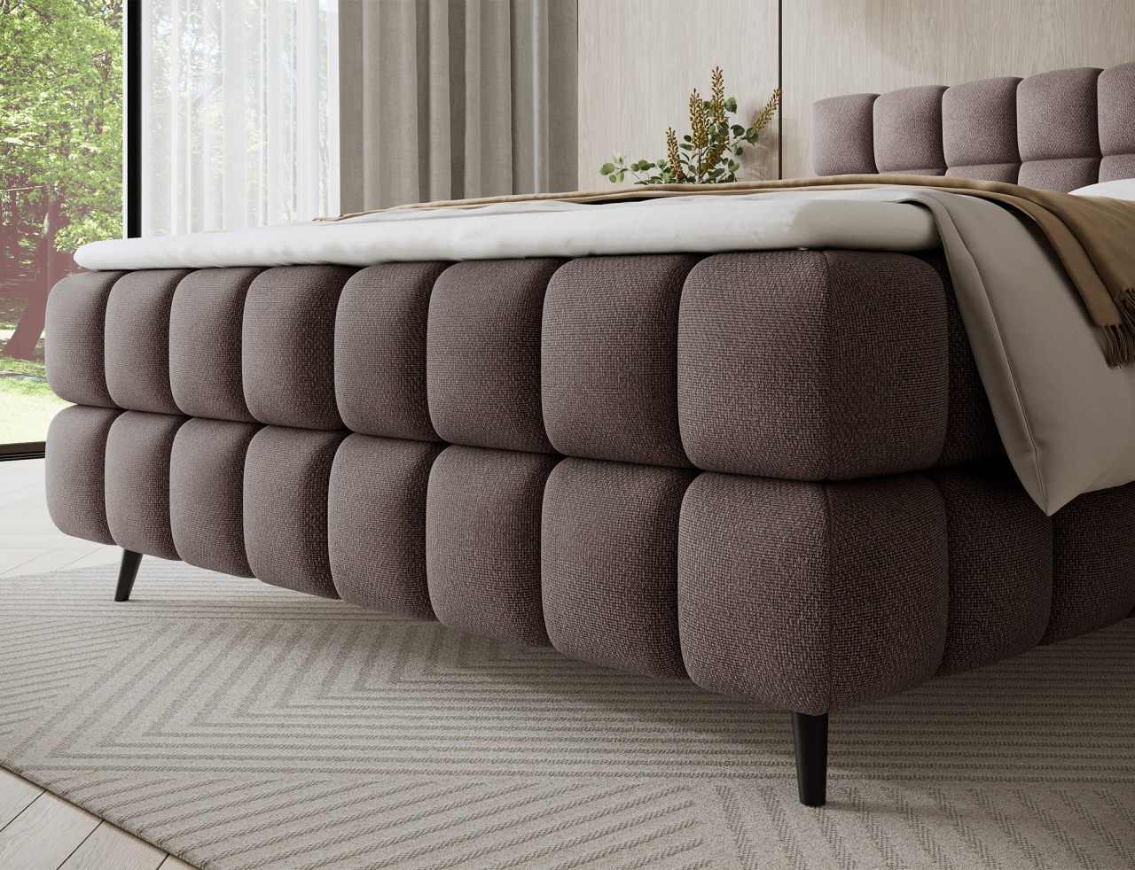 Akciós Sabeno boxspring ágy +ajándék fedőmatrac +ingyenes kiszállítás