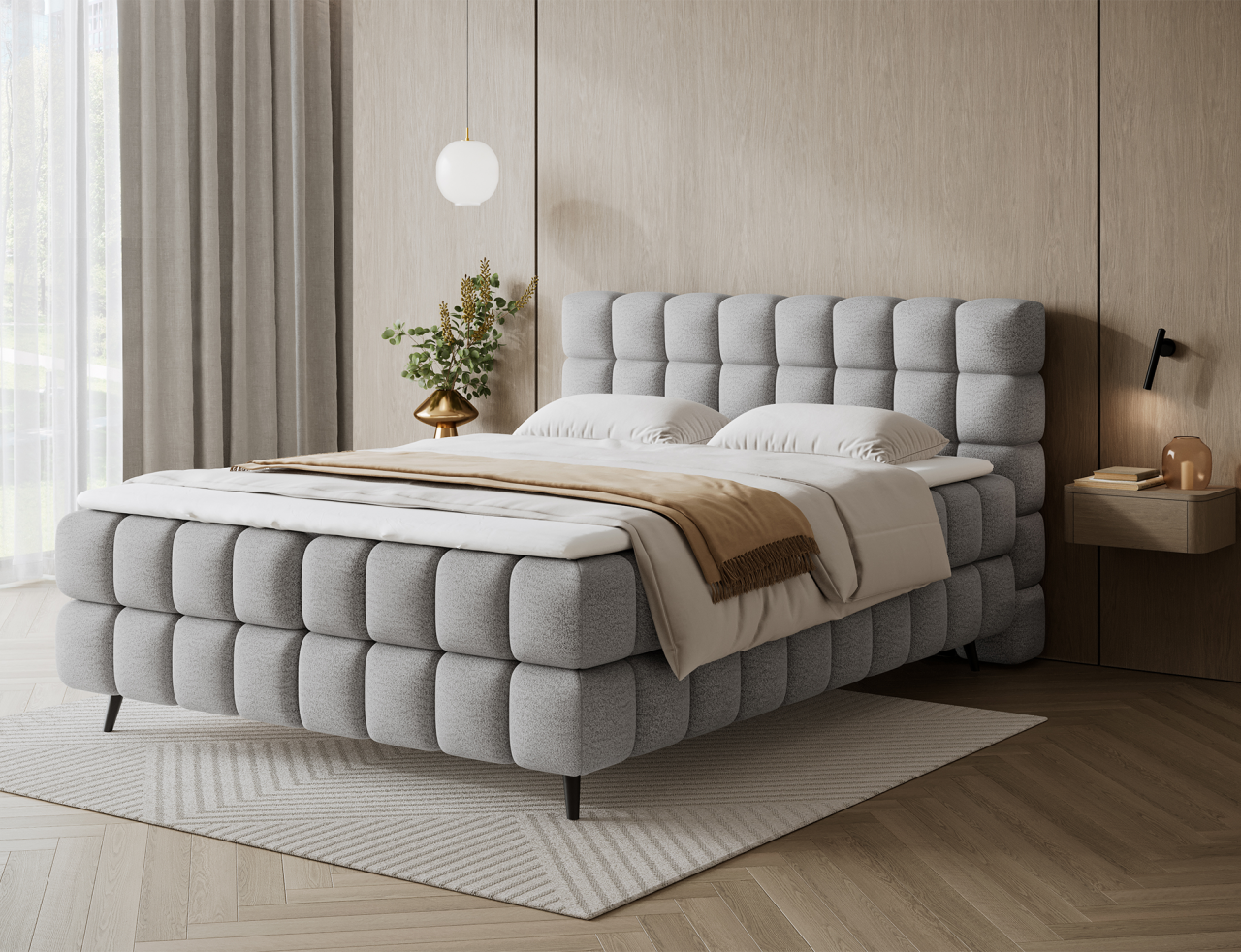 Akciós Sabeno boxspring ágy +ajándék fedőmatrac +ingyenes kiszállítás