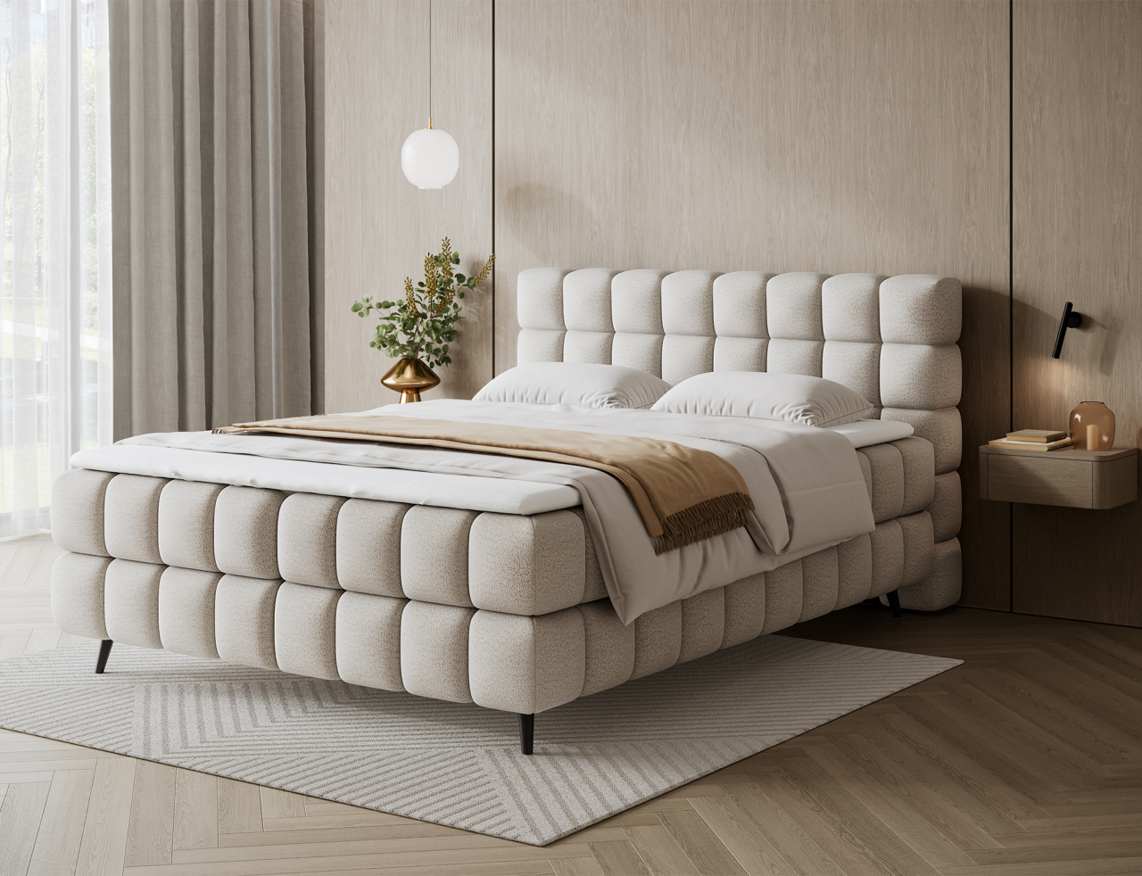 Akciós Sabeno boxspring ágy +ajándék fedőmatrac +ingyenes kiszállítás