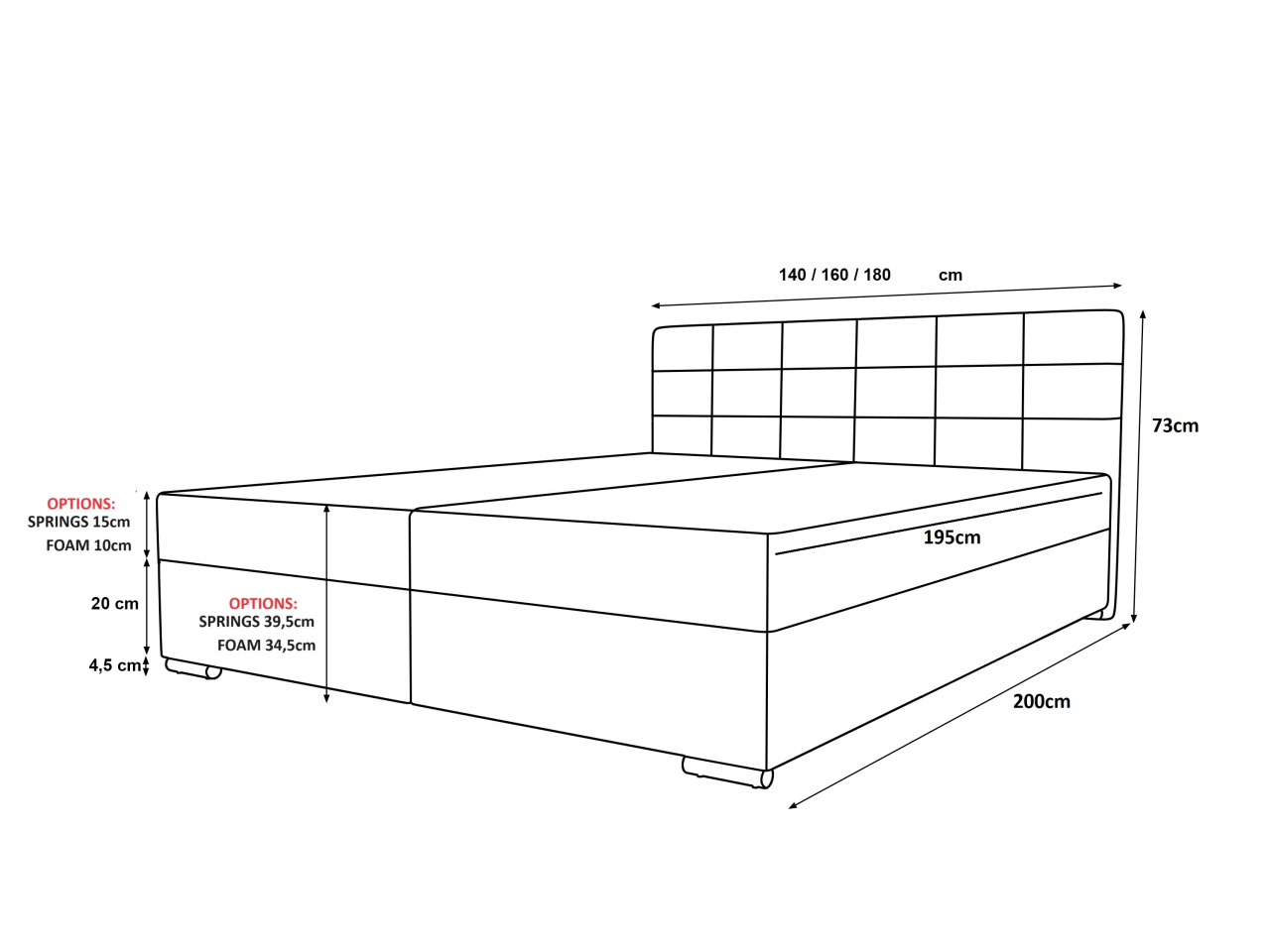 Akciós TOP Astrid franciaágy +ingyenes kiszállítás